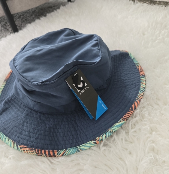 MISSION Hydroactive Cooling Bucket Hat. Cools When Wet (Sea Palm). New. - Picture 3 of 6